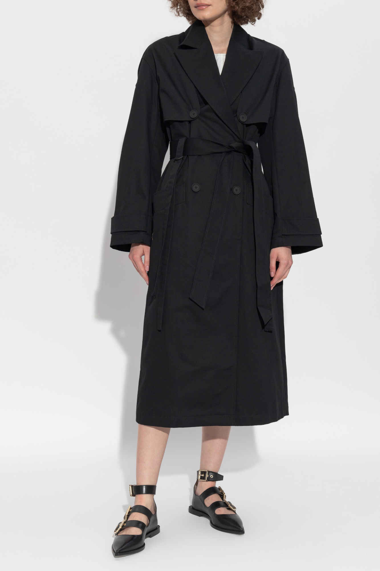 C.E 22SS NYLON OVERCOAT L 撥水 ブラック 黒 美品 C/meo Collective Director Trench Coat | Urban Outfitters